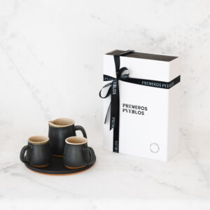 Pack lechero y tazas cerámica