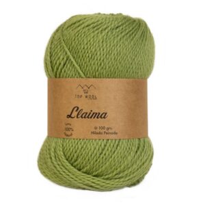 Ovillo de lana Llaima color pistacho