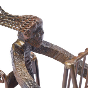 escultura tejedora