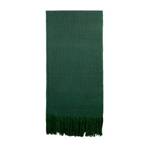 Piecera telar XL verde y azul 222x114 cm.
