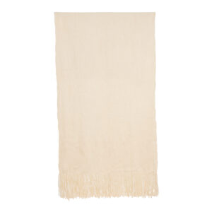 Piecera telar blanco 218x108 cm.