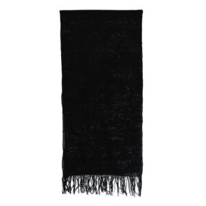 Echarpe telar negro 224x54 cm.