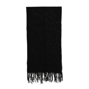 Echarpe telar negro 220 x56 cm.
