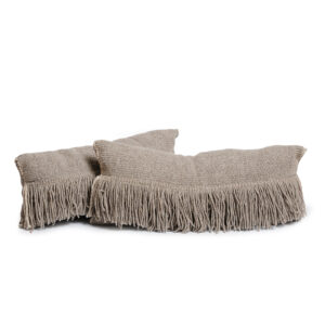 Set cojines gris 71x30 cm.